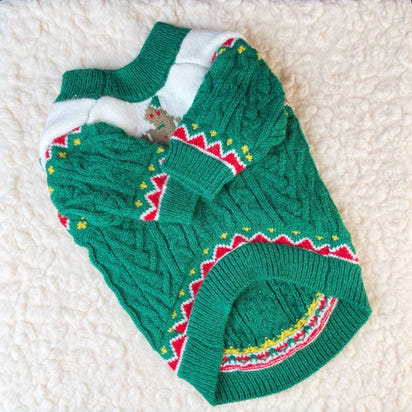 Dog Sweater Christmas Style Wool Dog Sweater