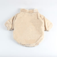 Pet Fur Mink Fur Zip-up Shirt