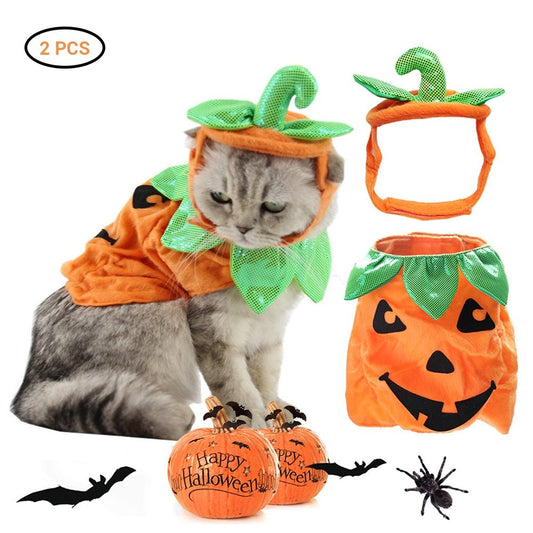 Pumpkin Shape Green Leaf Decoration