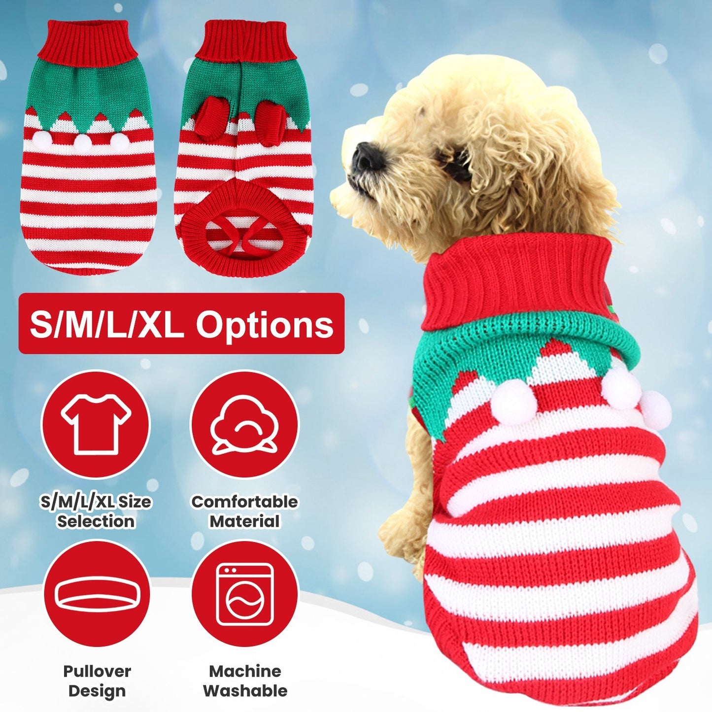 Christmas Turtleneck Sweater