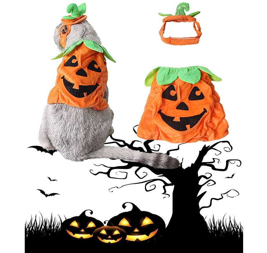 Pumpkin Shape Green Leaf Decoration
