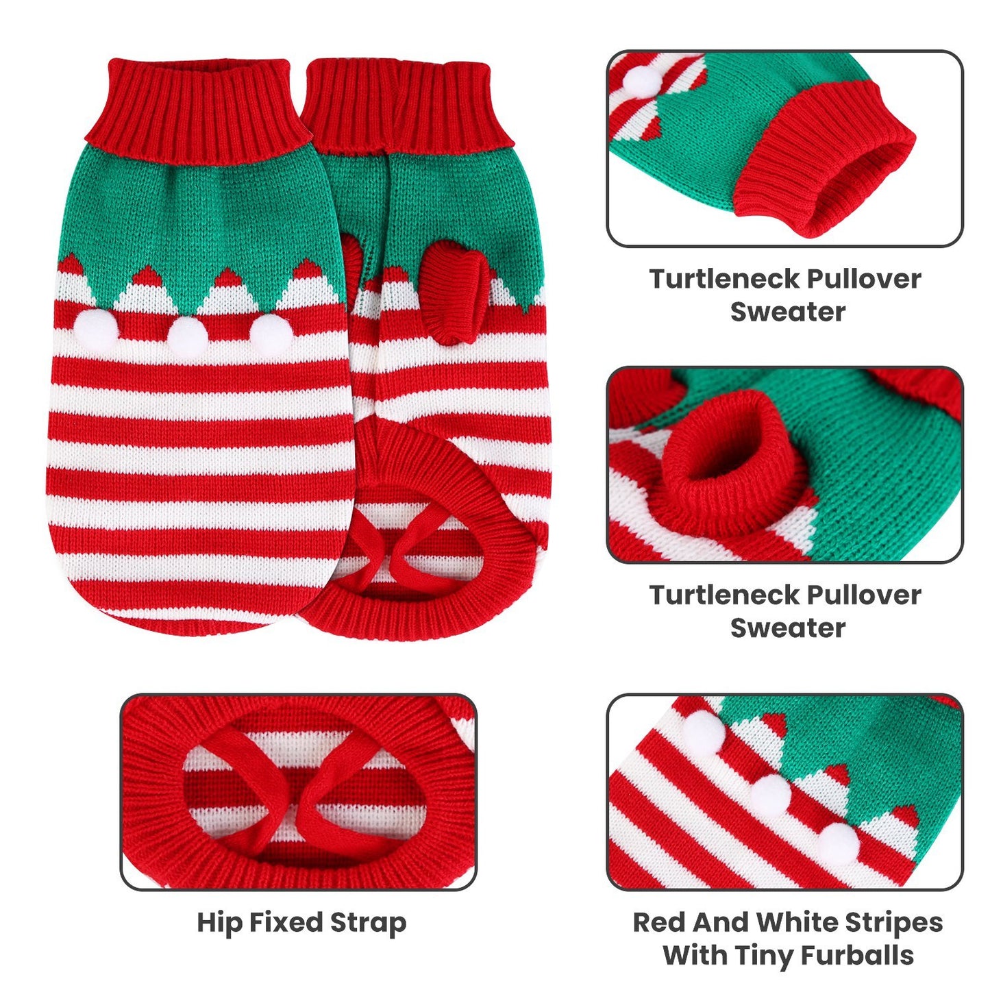 Christmas Turtleneck Sweater