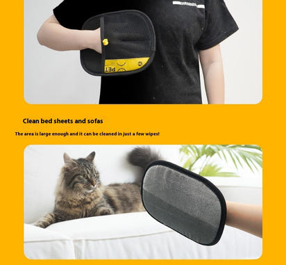 Portable Home Pet Hair Removal Gloves