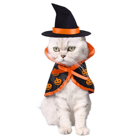 Cape Hat Set Dogs Cute Costume