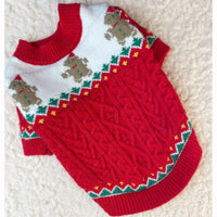 Dog Sweater Christmas Style Wool Dog Sweater