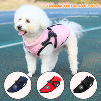 Pet Warm Dogs Cotton Coats With Thickened Fleece