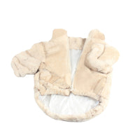 Pet Fur Mink Fur Zip-up Shirt